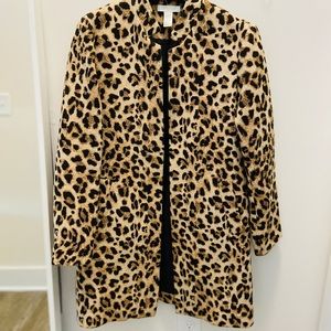 H&M Leopard Coat